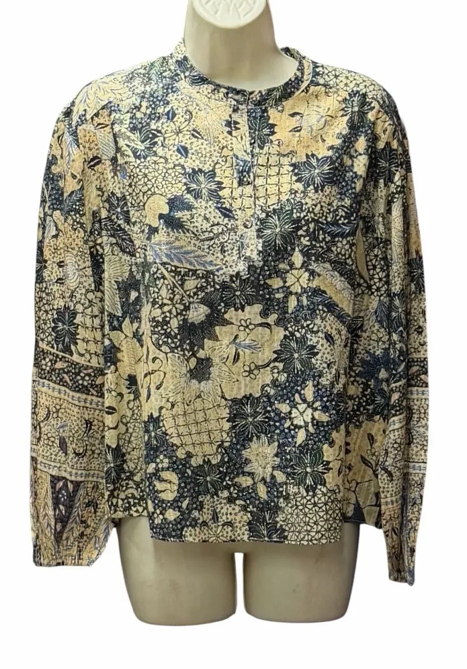 Ulla Johnson Harlowe Blouse in Bellflower NWT Size 12